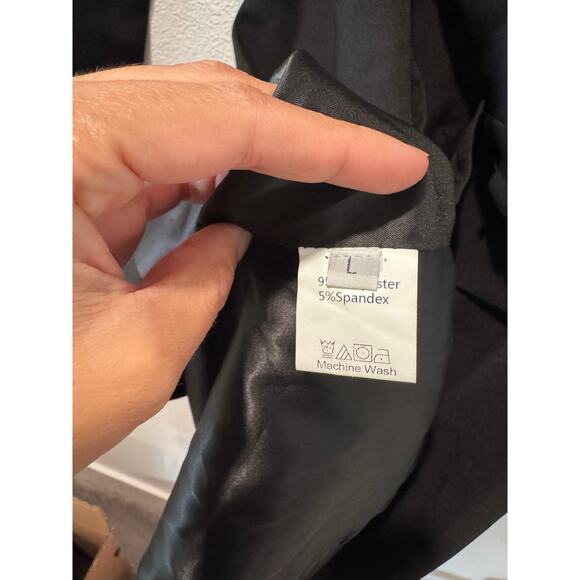 NWT SIERRA DARIEN ELEGANT FITTED DRESS WITH SIDE AND BACK CUTOUTS BLACK - Picture 6 of 6